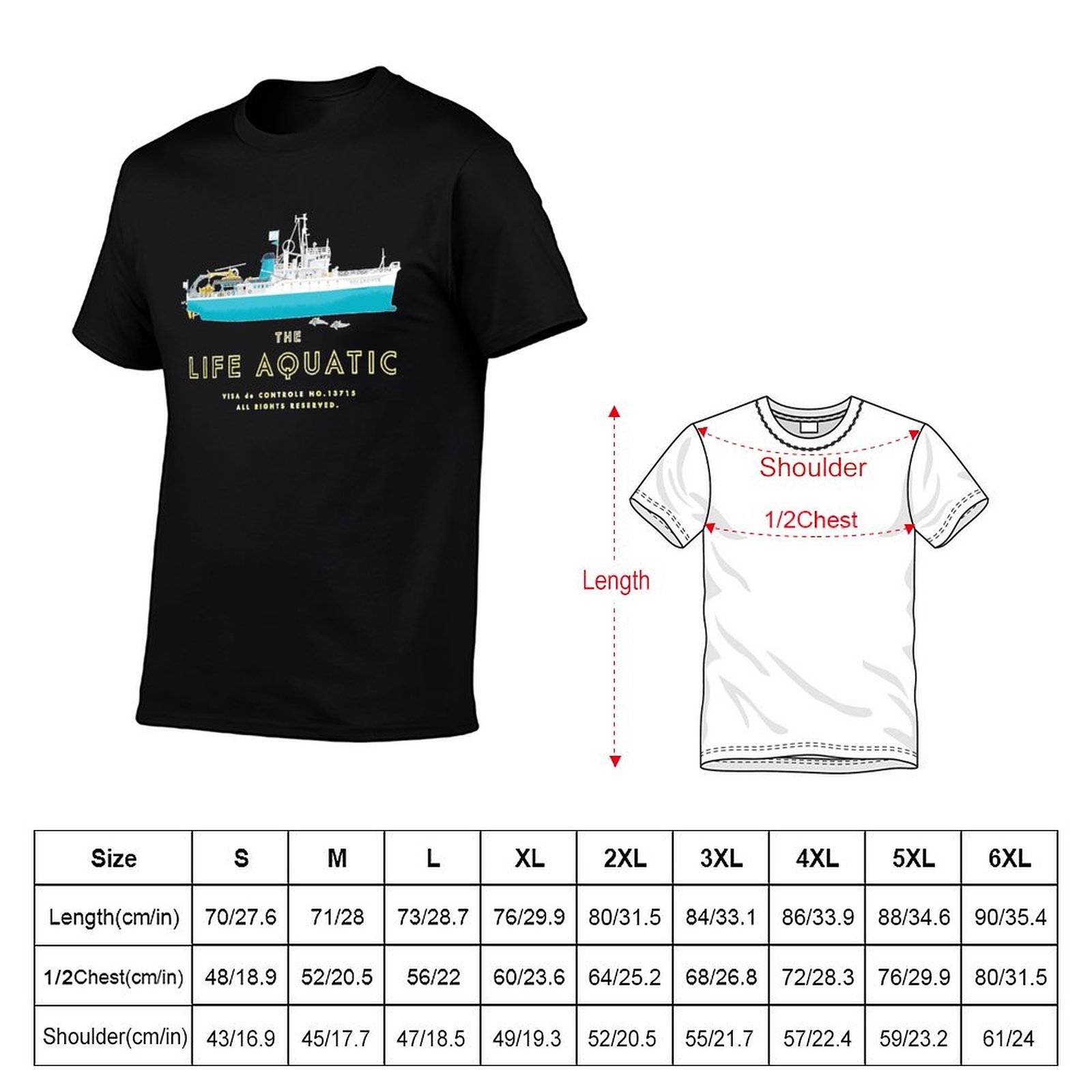 تي شيرت The Life Aquatic With  - مراجعة Aquatic Sports Activities وسعره