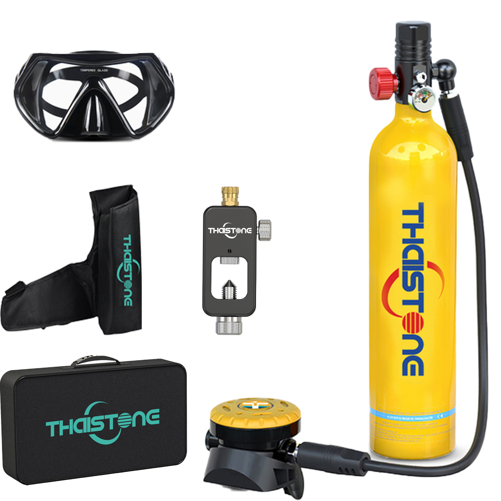 خزان غوص محمول THAISTONE-1L، أ - مراجعة Aquatic Diving وسعره