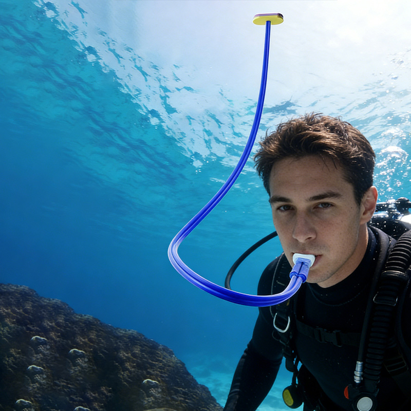 أنبوب تنفس للغوص والسباحة للبا - مراجعة Aquatic Diving وسعره
